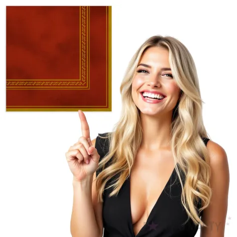 serwetki ozdobna zlota ramka maki 33 cm 20 szt