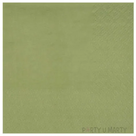 serwetki papierowe classic oliwkowy santex 21 cm 25 szt