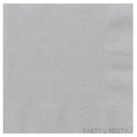 serwetki papierowe classic srebrny unique 25 cm 20 szt