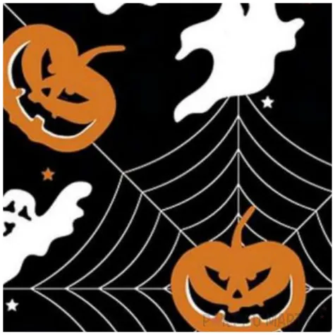 serwetki papierowe dynie i duszki maki 33x33 cm 20 szt