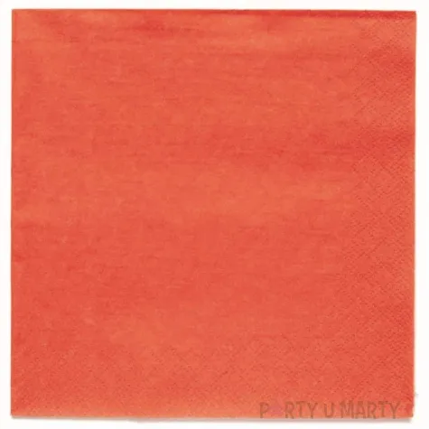 serwetki papierowe fiesta czerwony amscan 33 cm 20 szt