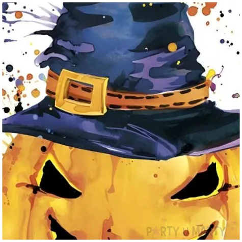 serwetki papierowe halloween dynia maki 33 cm 20 szt