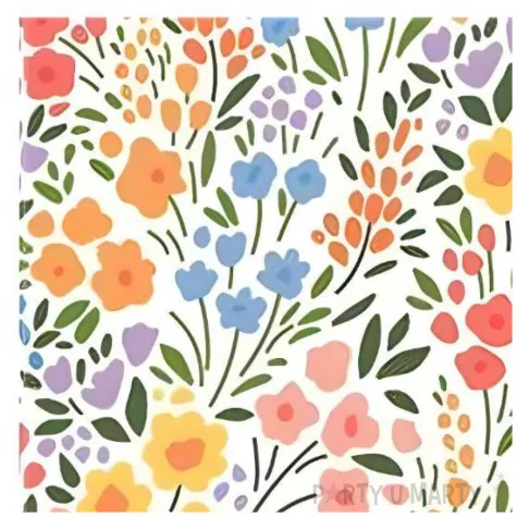 serwetki papierowe jesienne kwiaty maki 33 cm 20 szt