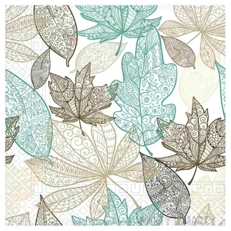 serwetki papierowe kolorowe liscie procos 33 cm 20 szt