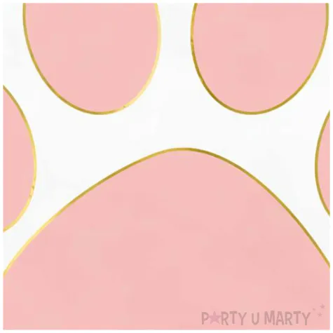 serwetki papierowe lapki kotka partydeco 15 5 cm 12 szt