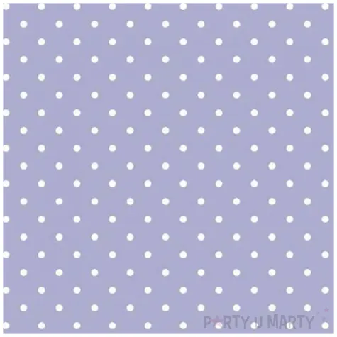 serwetki papierowe male groszki fioletowy maki 33 cm 20 szt