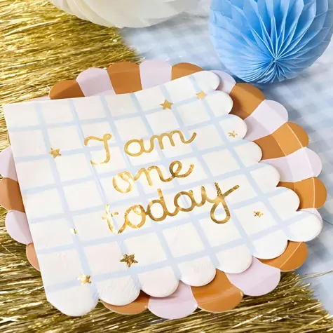 serwetki papierowe mis roczek bezowy partydeco 33 cm 12 szt