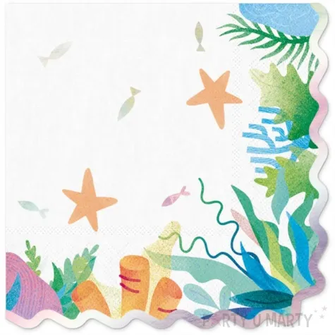 serwetki papierowe podwodne zwierzeta ocean partypal 33 cm 10 szt