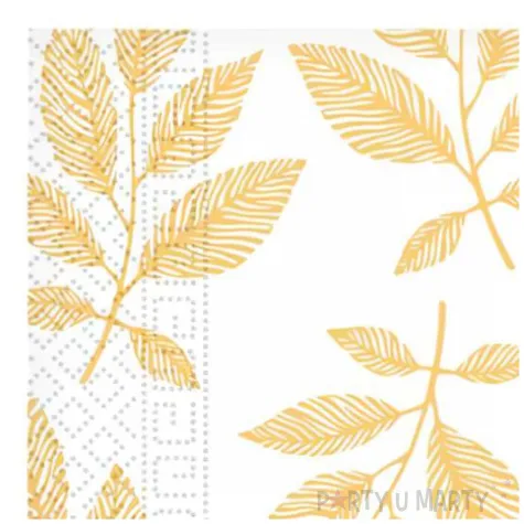 serwetki papierowe pomaranczowe liscie procos 33 cm 20 szt