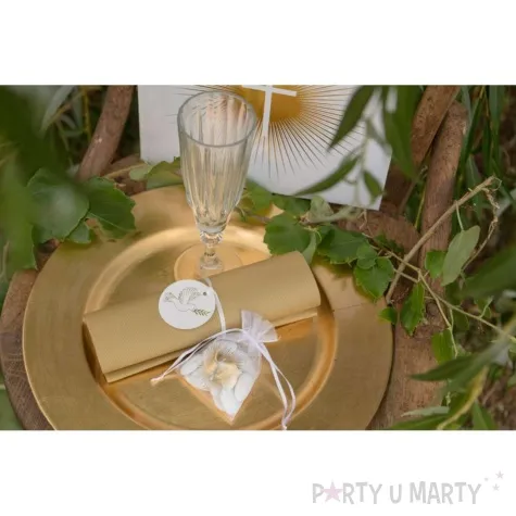 serwetki papierowe rainbow zloty santex 40 cm 25 szt