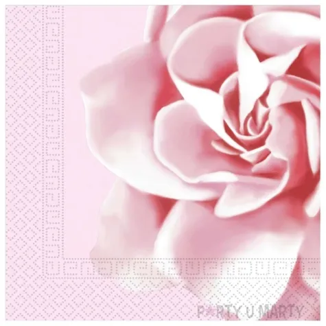 serwetki papierowe roze rozowy procos 33 cm 20 szt