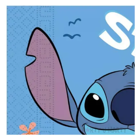 serwetki papierowe stitch angel niebieski procos 33 cm 20 szt