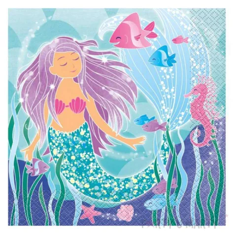 serwetki papierowe syrenka unique 33 cm 16 szt