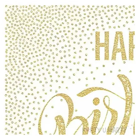 serwetki papierowe urodziny kropki bialy zloty maki 33 cm 20 szt