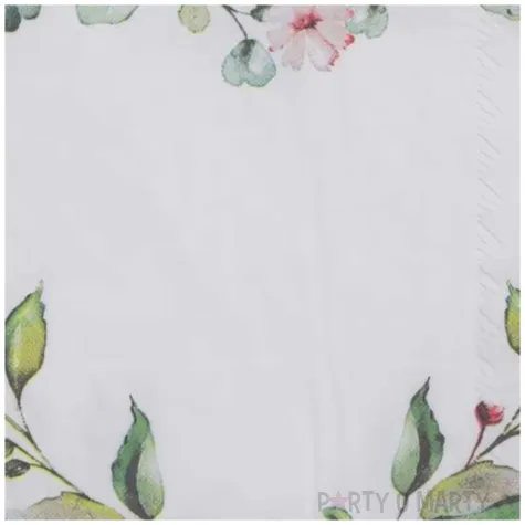 serwetki papierowe wedding bunting serce santex 33 cm 20 szt