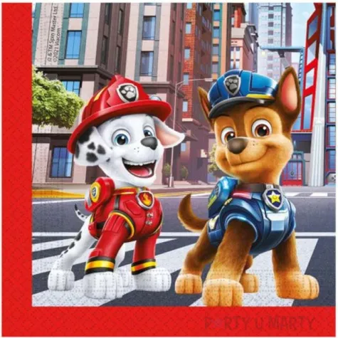 serwetki paw patrol the movie procos 33 cm 20 szt