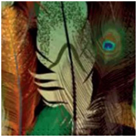 serwetki pawie piora paw 33 cm 20 szt