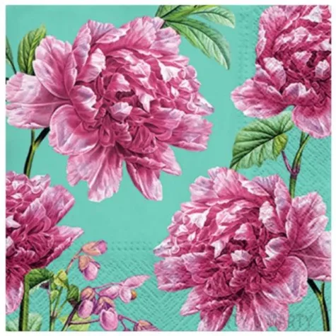 serwetki piekna peonia paw 33 cm 20 szt