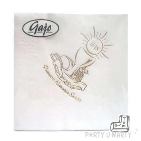 serwetki pierwsza komunia swieta hs gajo 33 cm 20 szt