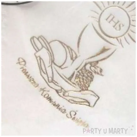 serwetki pierwsza komunia swieta hs gajo 33 cm 20 szt