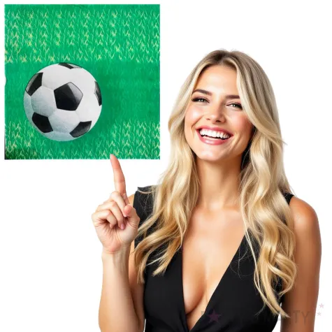 serwetki pilka nozna jix 33 cm 12 szt