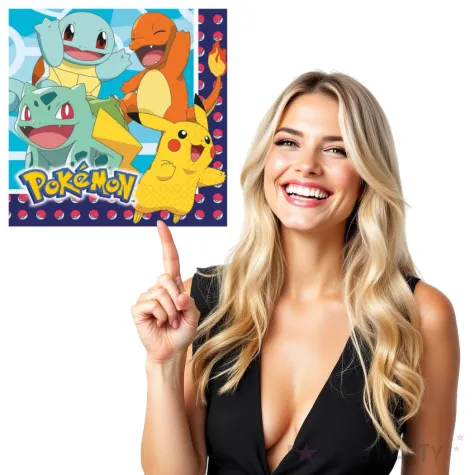 serwetki pokemon amscan 33 cm 16 szt