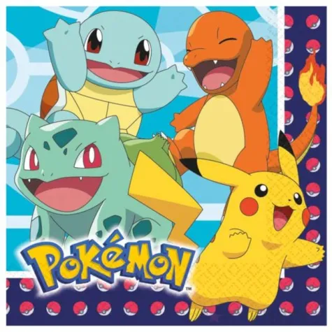 serwetki pokemon amscan 33 cm 16 szt