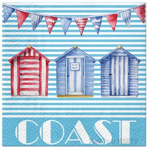 serwetki przebieralnie na plazy paw 33 cm 20 szt