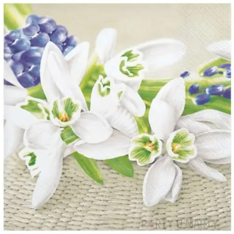 serwetki przebisniegi na wiklinie maki 33 cm 20 szt