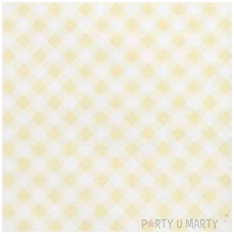 serwetki przekatne kremowe maki 33 cm 20 szt