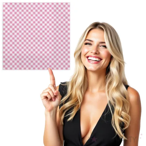 serwetki przekatne rozowe maki 33 cm 20 szt