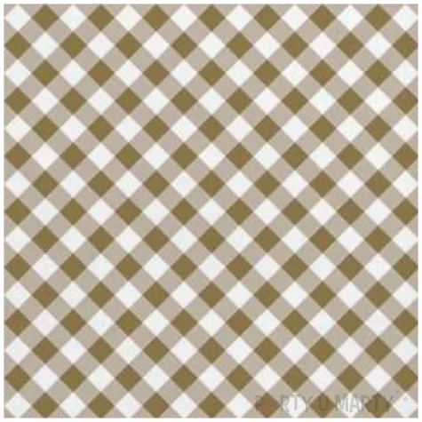 serwetki przekatne zlote maki 33 cm 20 szt