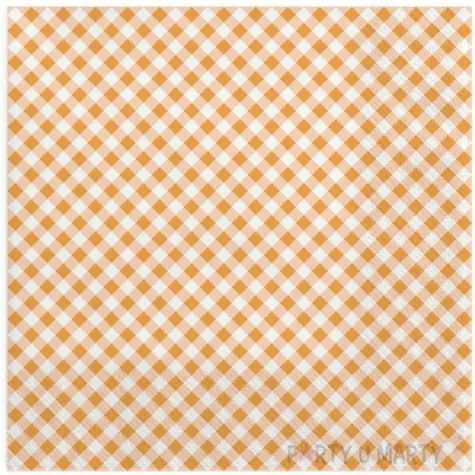 serwetki przekatne zolte maki 33 cm 20 szt