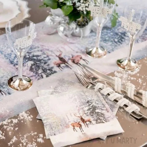 serwetki renifery santex 33 cm 20 szt