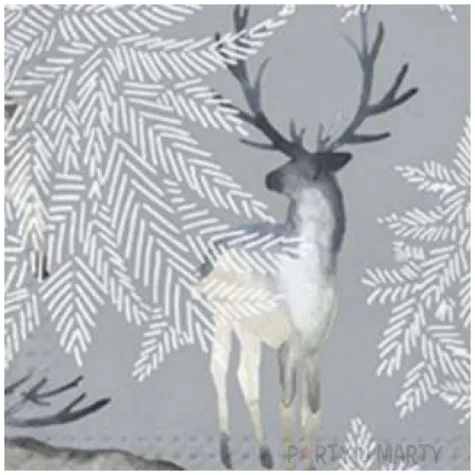 serwetki renifery w lesie paw 25 cm 20 szt