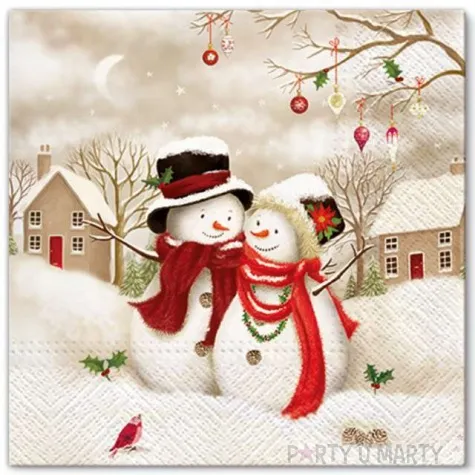 serwetki rodzina balwanow paw 33 cm 20 szt