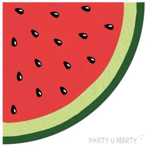 serwetki rondo arbuz paw 32 cm 12 szt