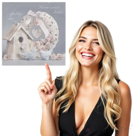 serwetki rustykalna budka dla ptakow maki 33 cm 20 szt