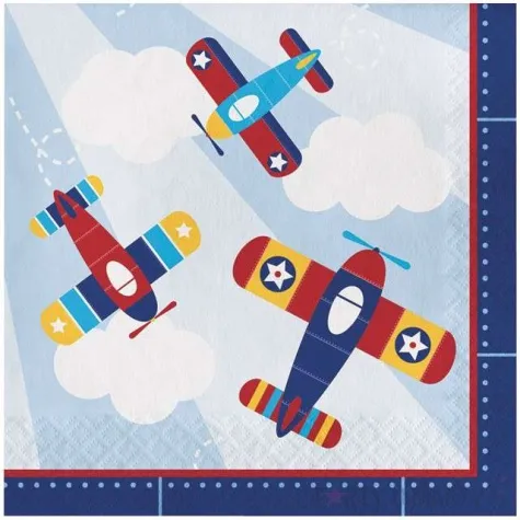 serwetki samolot lil flyer airplane creativeconverting 33 cm 16 szt