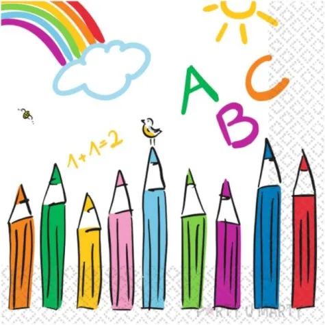 serwetki school start szkola procos 33 cm 20 szt