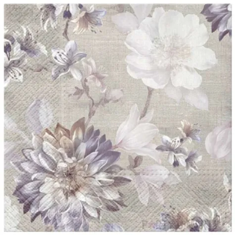 serwetki sentymentalne kwiaty paw 33 cm 20 szt