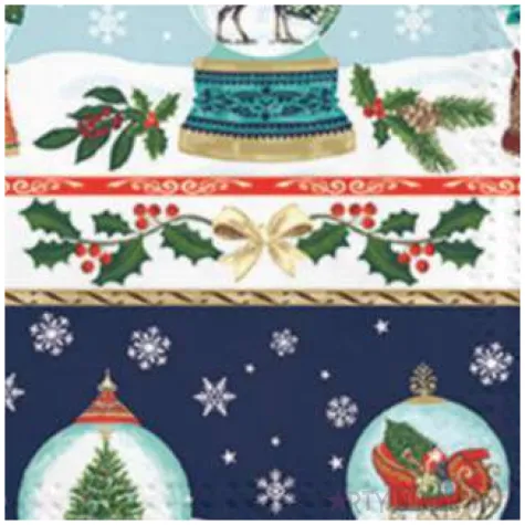 serwetki sniezne kule paw 33 cm 20 szt