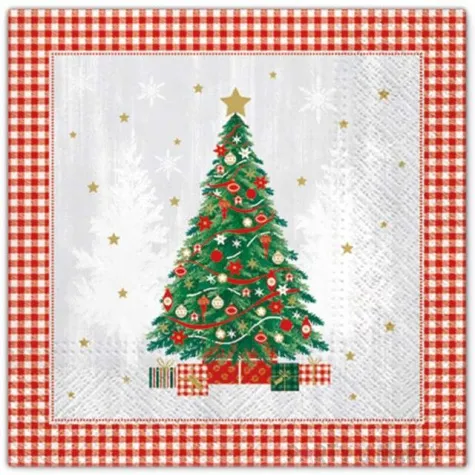 serwetki specjalne drzewko paw 33 cm 20 szt