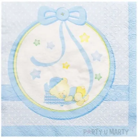 serwetki spiacy mis gwiazdki blekitny givi italia 33 cm 16 szt