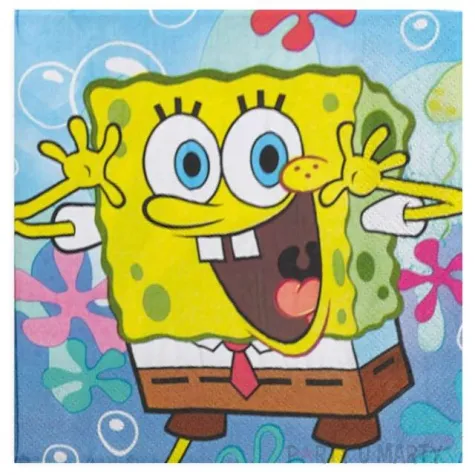serwetki spongebob amscan 33 cm 20 szt
