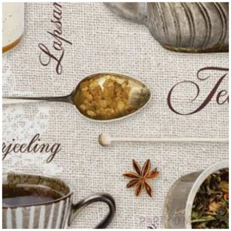 serwetki sprzet do herbatki maki 33 cm 20 szt