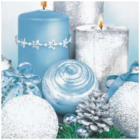 serwetki swiateczna mrozna kompozycja maki 33 cm 20 szt