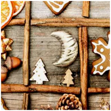 serwetki swiateczny kolaz naturalny maki 33 cm 20 szt