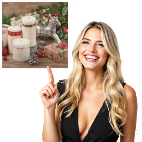 serwetki swiece z kraftowymi prezentami maki 33 cm 20 szt