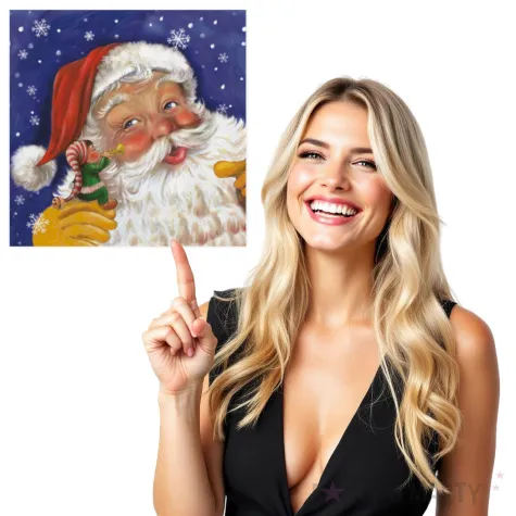 serwetki swiety mikolaj i elf maki 33 cm 20 szt